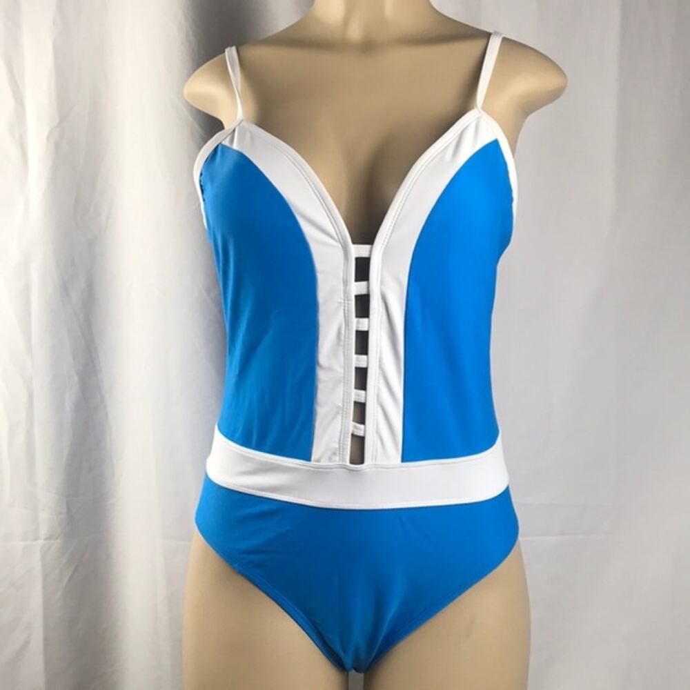Bleu Rod Beattie Summer Swimsuit One Piece Size S Small